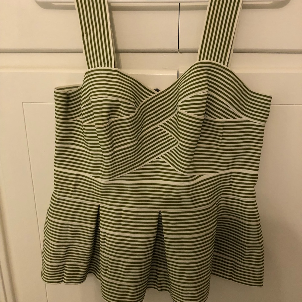 Anthropologie peplum top
